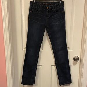 Simply Vera Vera Wang Midnight Blue Straight Leg Jeans